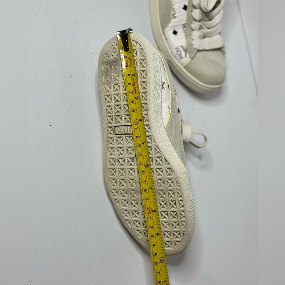 MCM x Puma US8 Classic White Suede Women’s Sneakers - Picture 16 of 16
